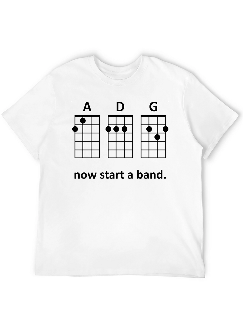 Ukulele Chord T-Shirt - Start a Band!