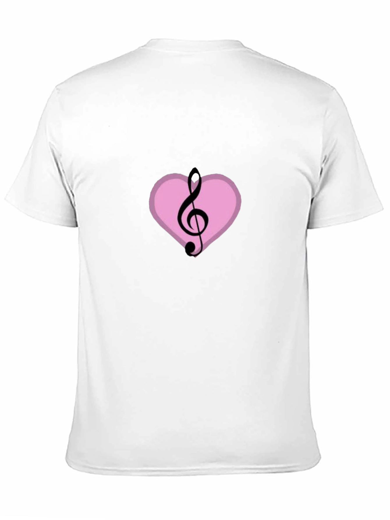 Musical Heart T-Shirt - Black Graphic Tee