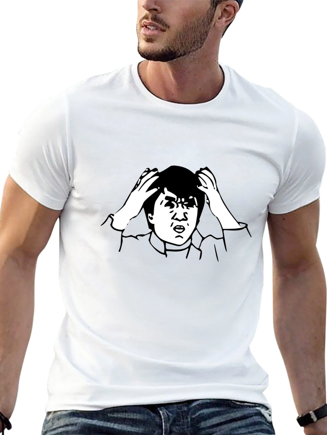 Confused Jackie Chan Meme T-Shirt