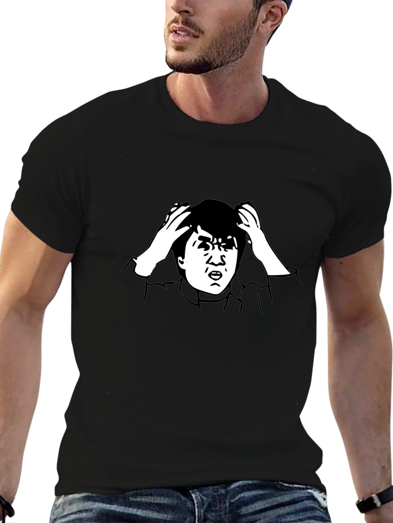 Confused Jackie Chan Meme T-Shirt