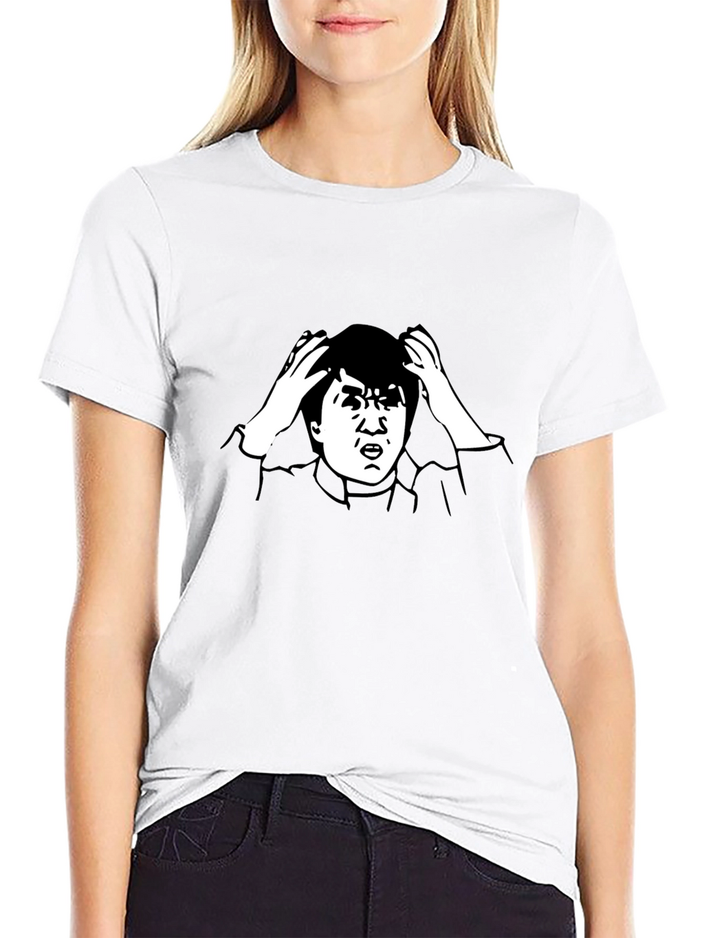 Confused Jackie Chan Meme T-Shirt