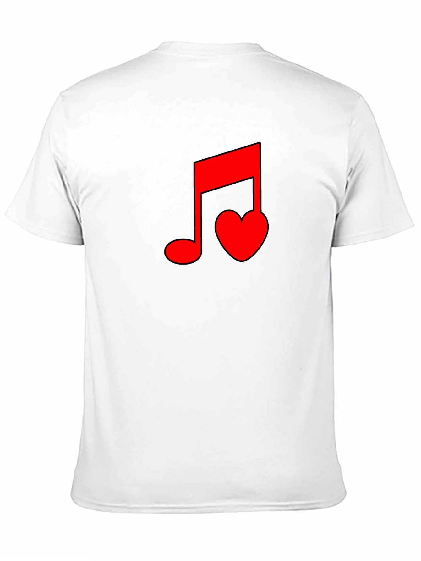 Musical Heartbeat Black T-Shirt