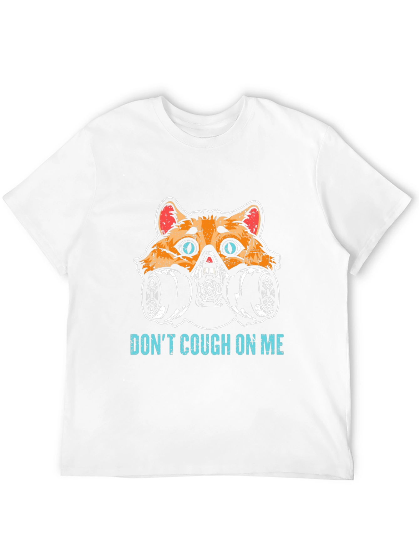 Dont Cough On Me Cat Mask T-Shirt