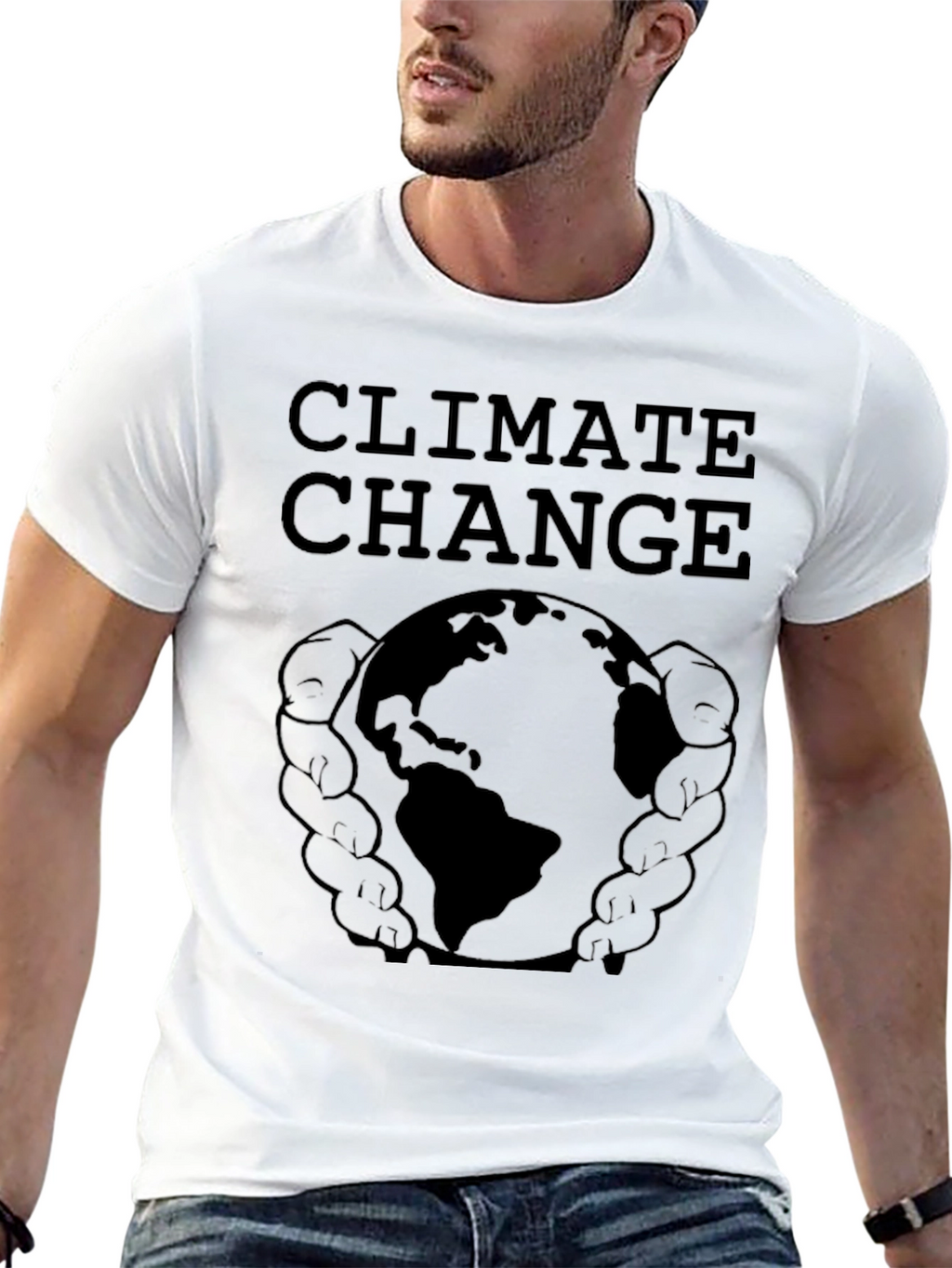 Climate Change Earth Graphic T-Shirt