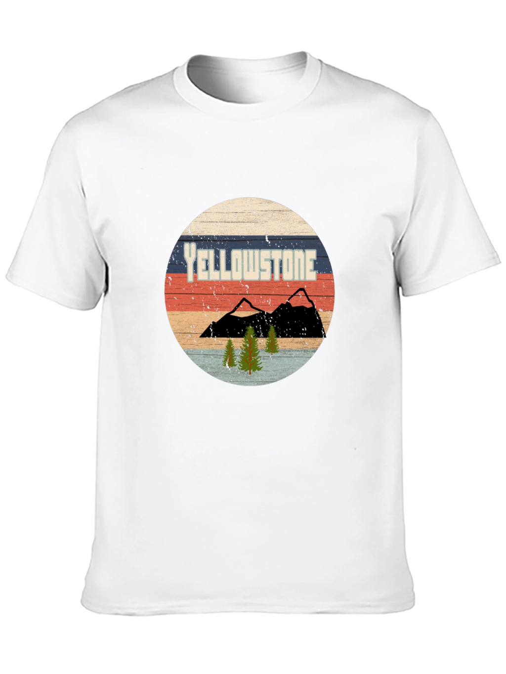 Yellowstone Retro Graphic Tee - National Park T-Shirt