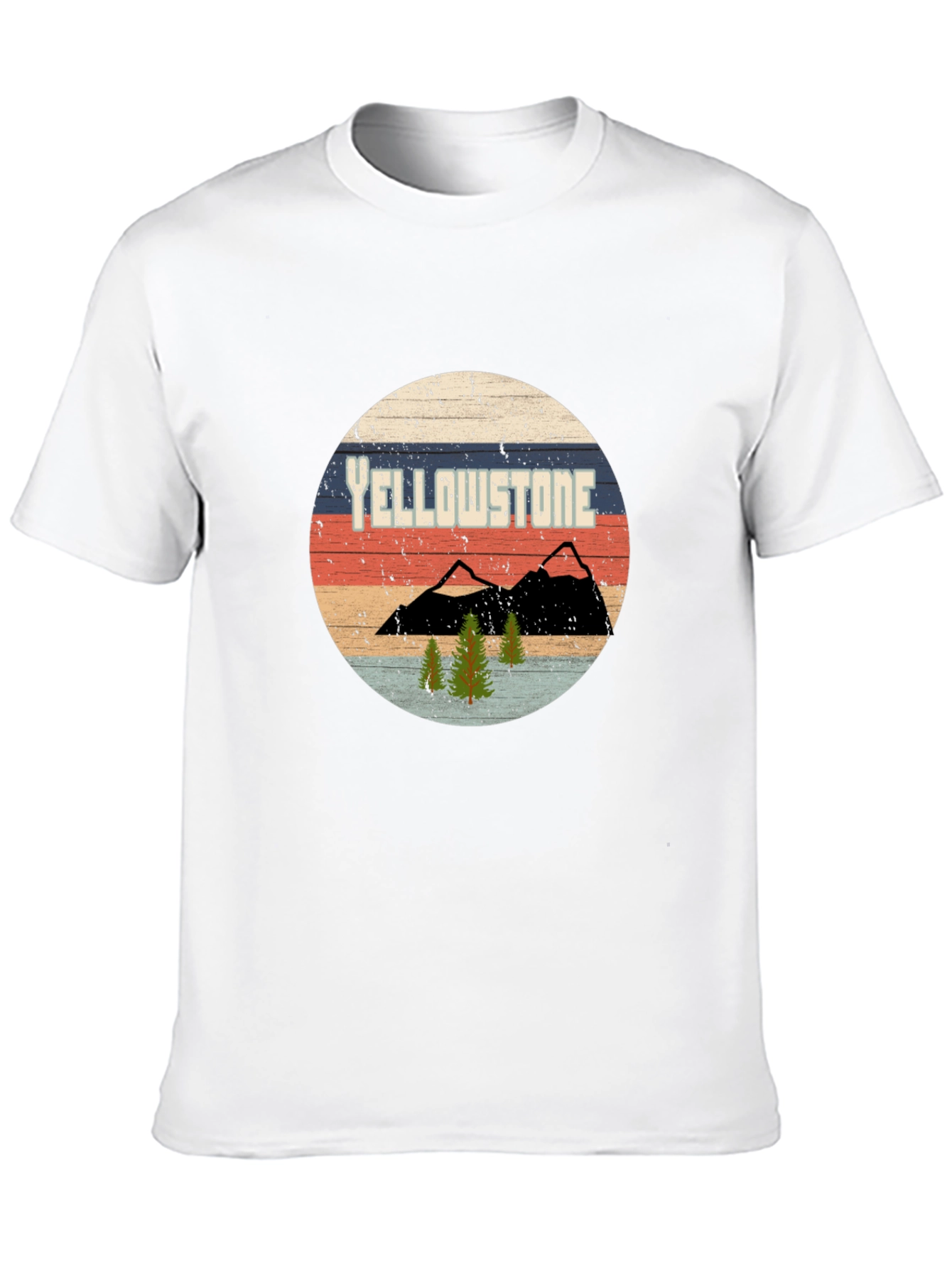 Yellowstone Retro Graphic Tee - National Park T-Shirt