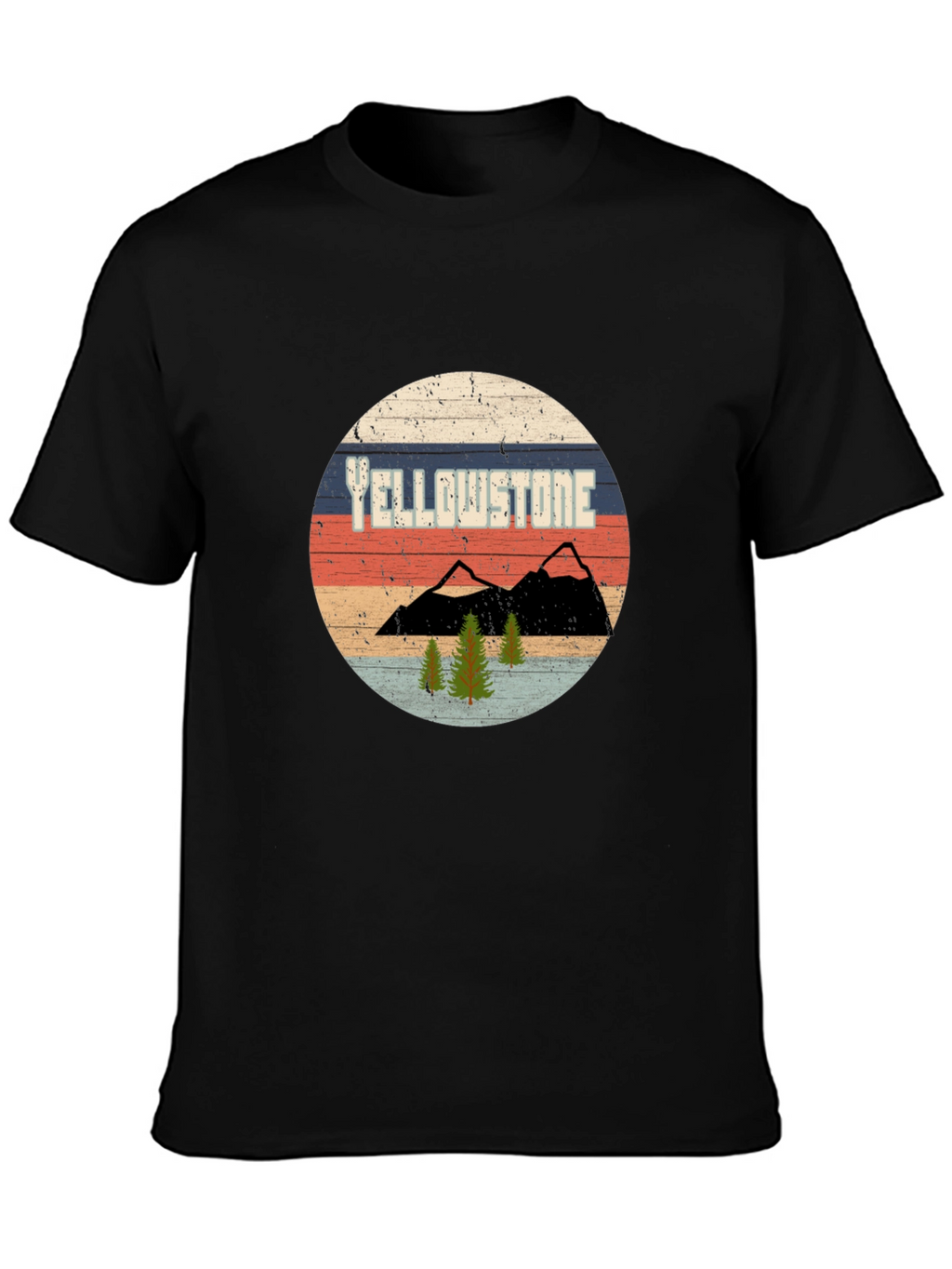 Yellowstone Retro Graphic Tee - National Park T-Shirt