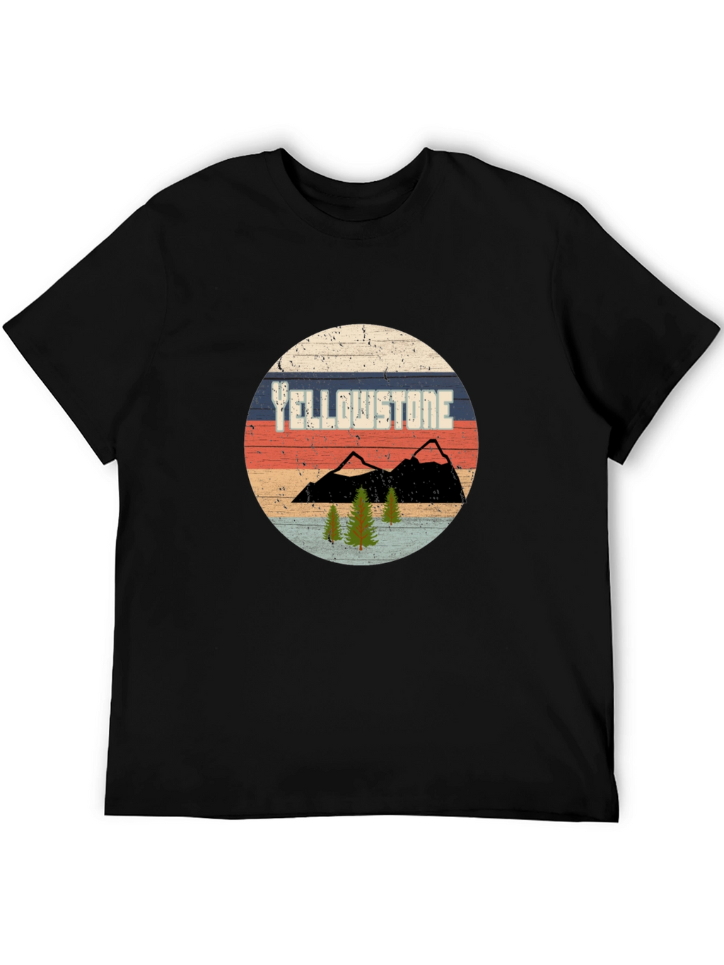 Yellowstone Retro Graphic Tee - National Park T-Shirt