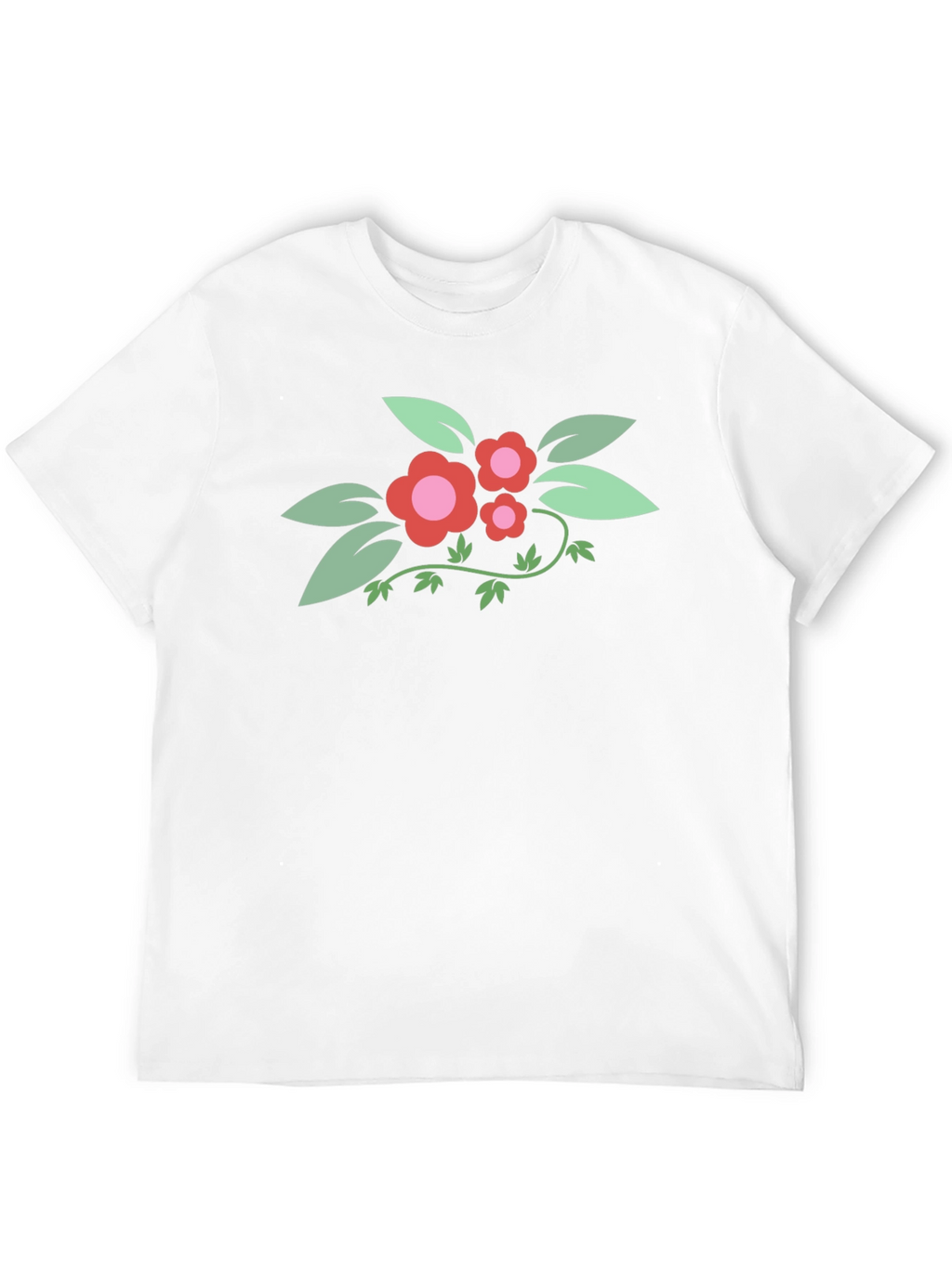 Floral Graphic Black T-Shirt - Stylish Casual Wear