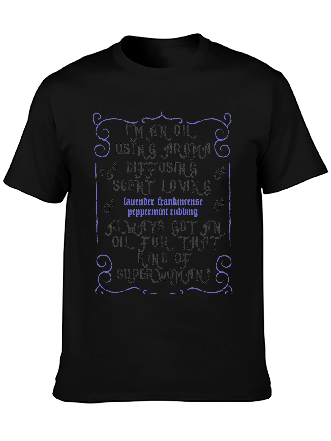 Essential Oil Superwoman T-Shirt - Aroma Diffusing Tee