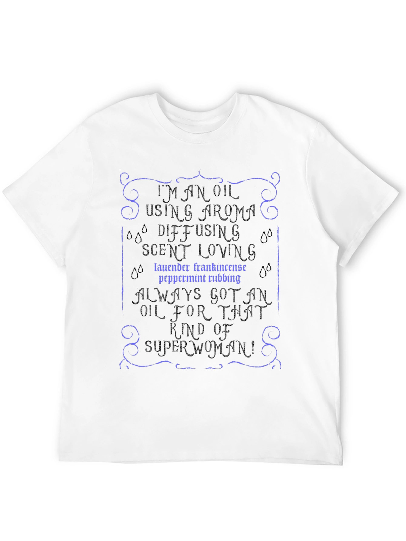 Essential Oil Superwoman T-Shirt - Aroma Diffusing Tee