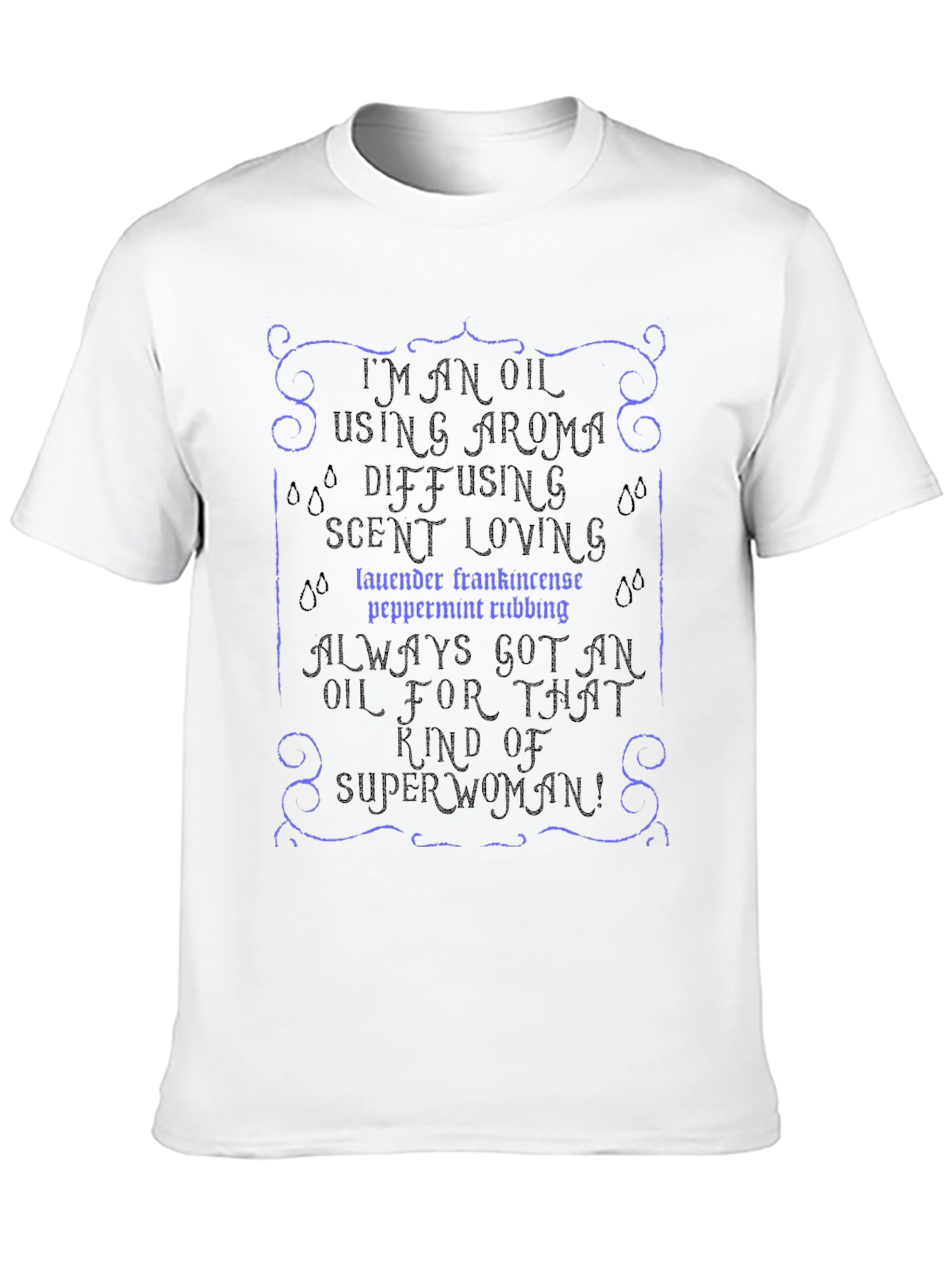 Essential Oil Superwoman T-Shirt - Aroma Diffusing Tee