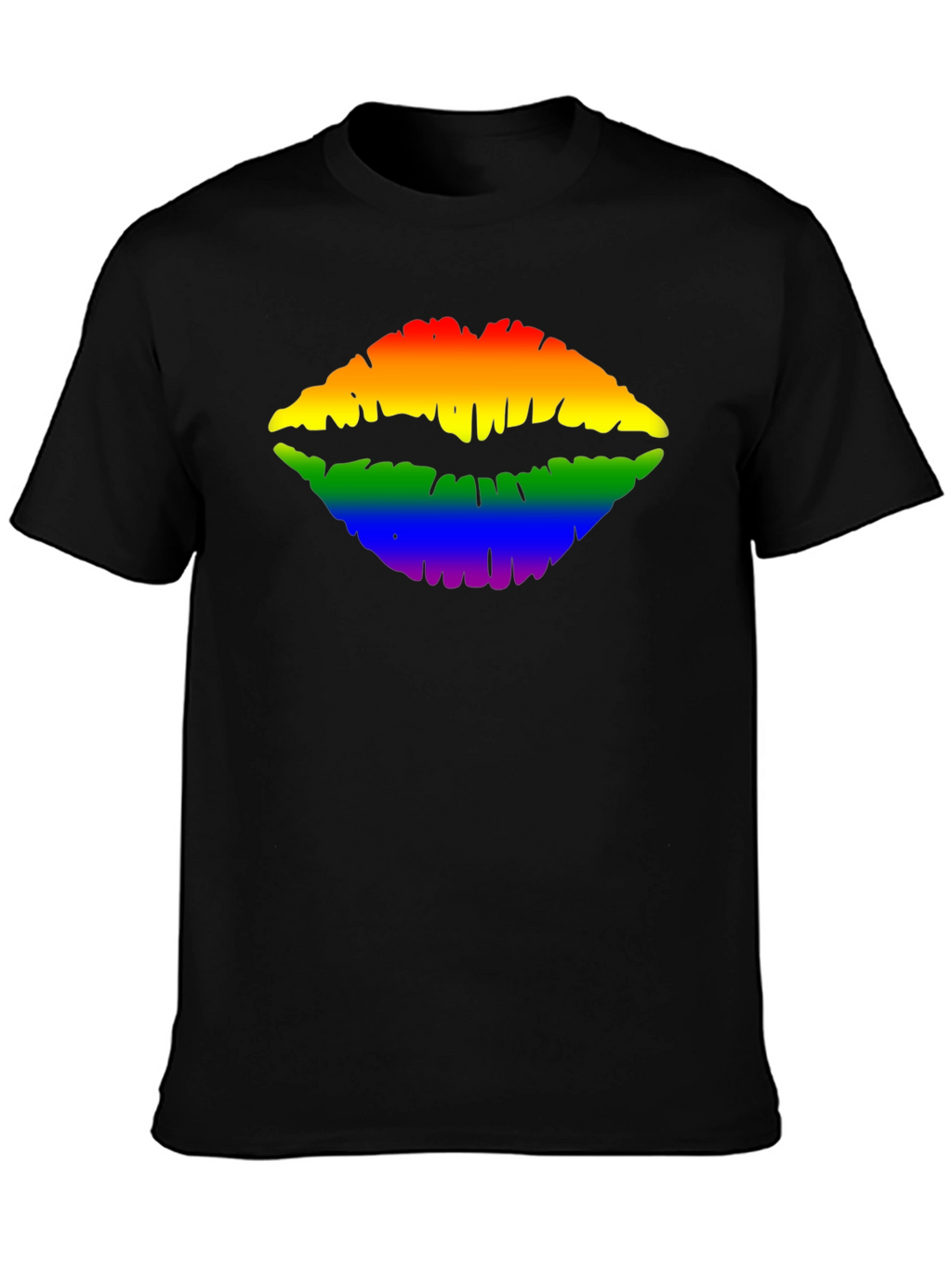 Rainbow Lips T-Shirt - Prideful Style
