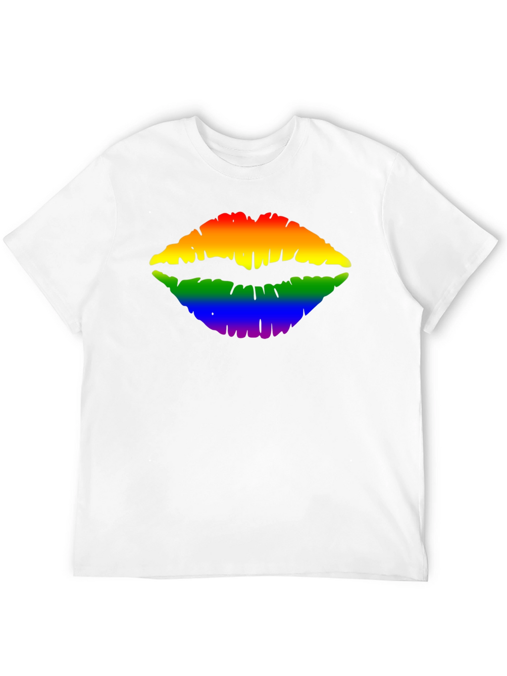 Rainbow Lips T-Shirt - Prideful Style