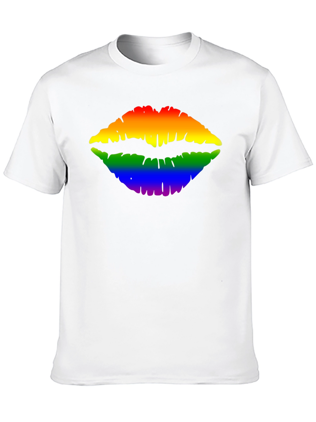 Rainbow Lips T-Shirt - Prideful Style