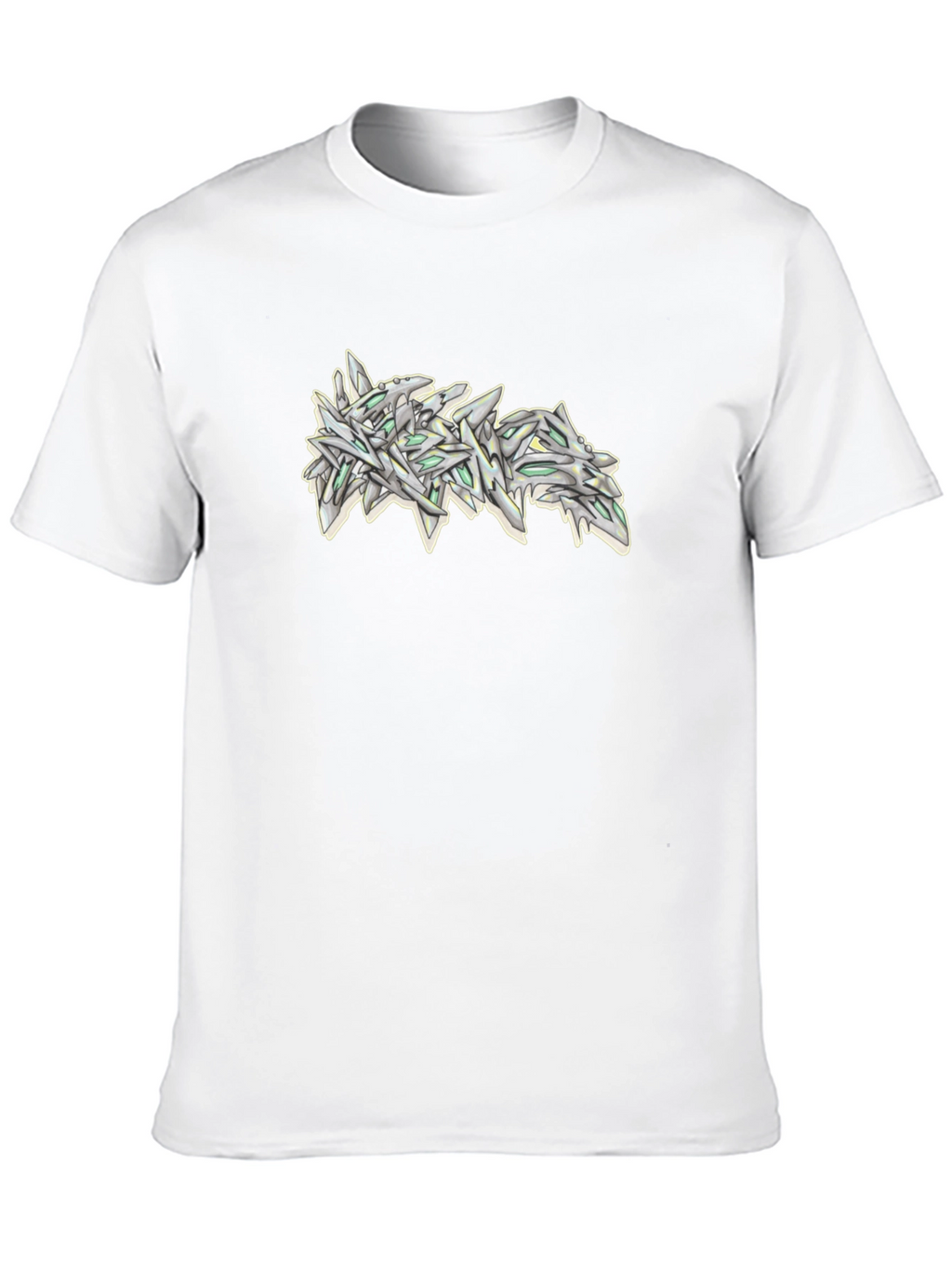 Urban Style Graphic Print Black T-Shirt