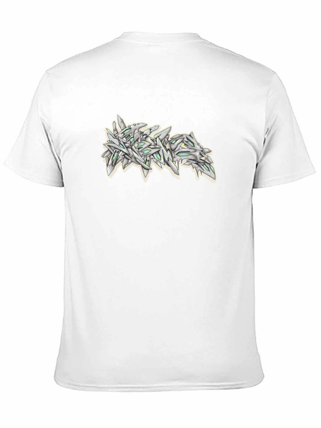 Urban Style Graphic Print Black T-Shirt