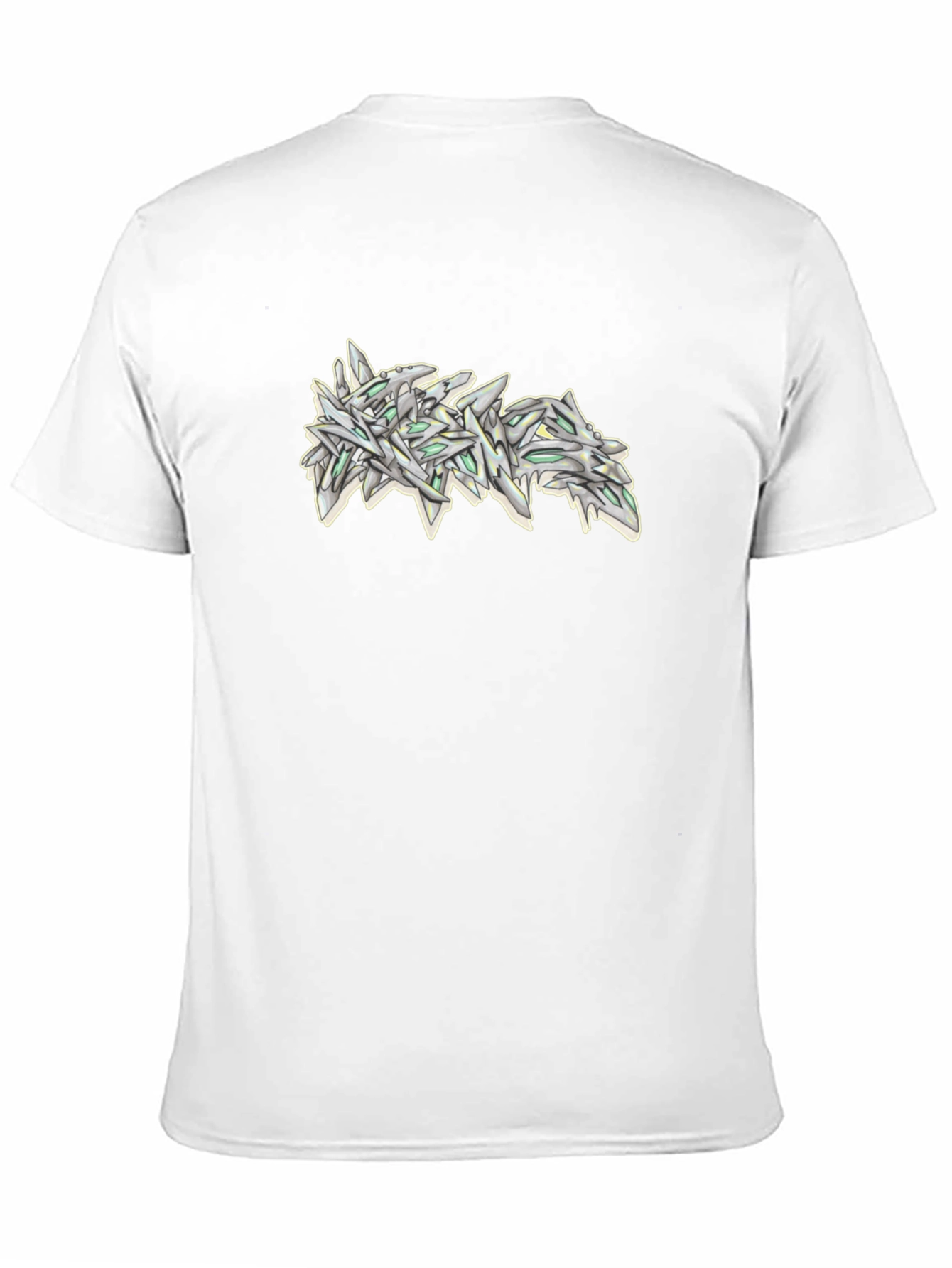 Urban Style Graphic Print Black T-Shirt