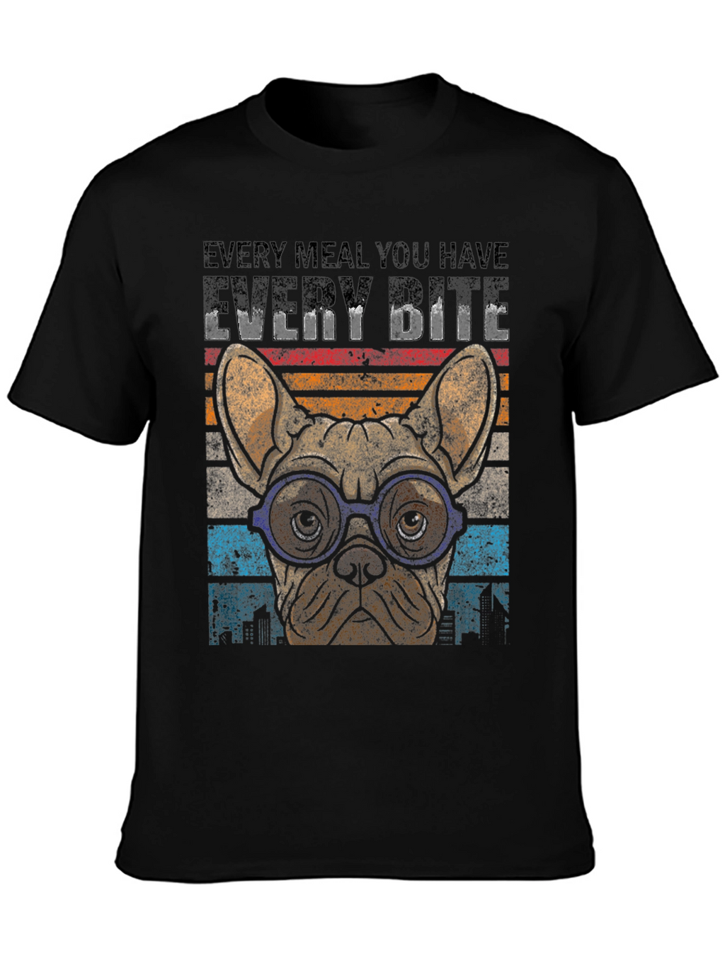 Every Bite Bulldog Graphic Tee