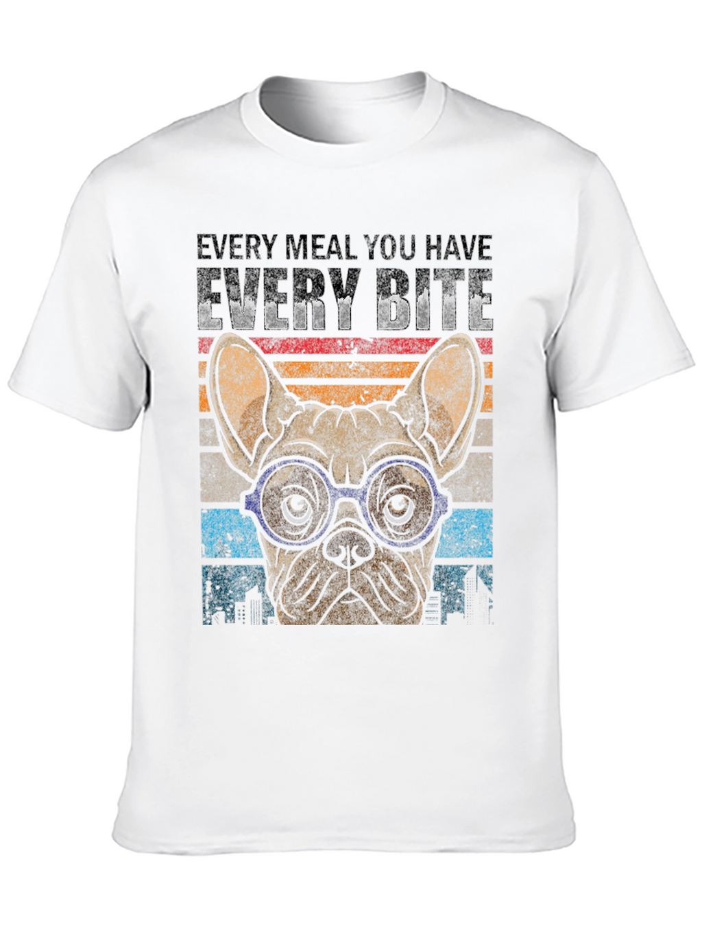 Every Bite Bulldog Graphic Tee