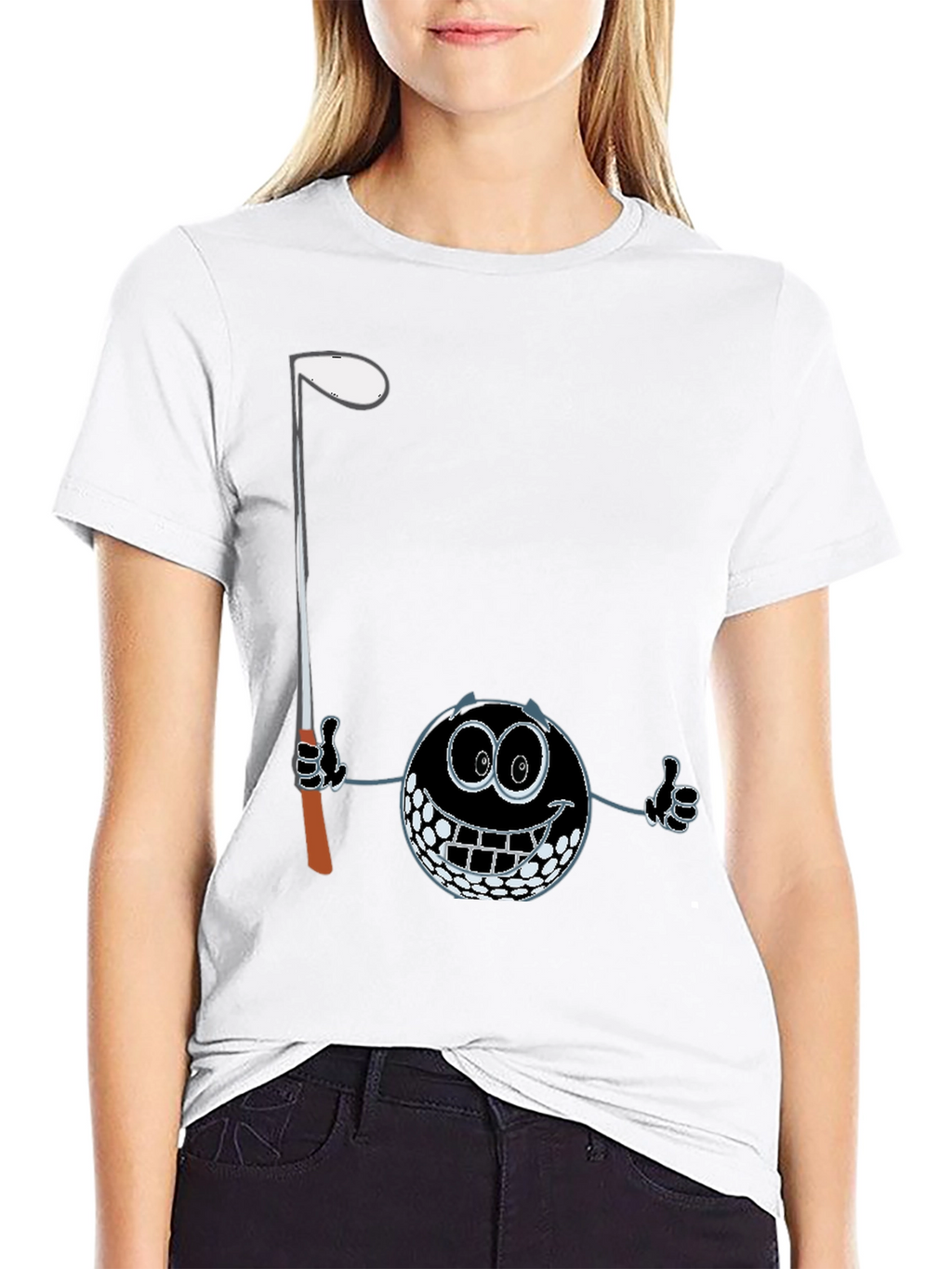 Funny Golf Ball Graphic T-Shirt