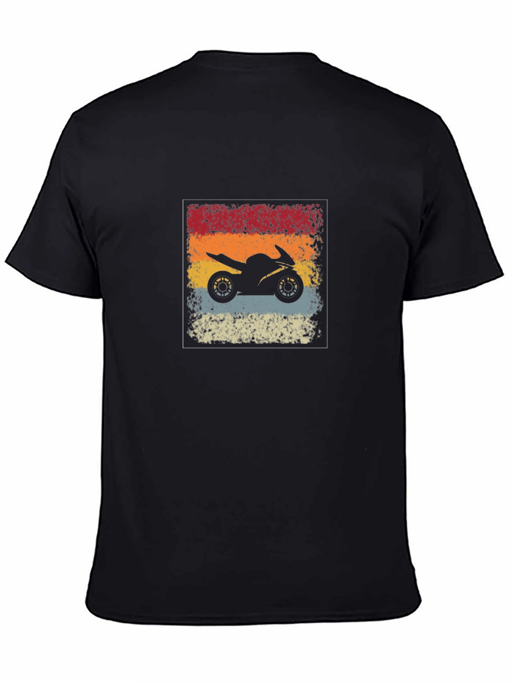 Retro Motorcycle Graphic Tee - Rider Style