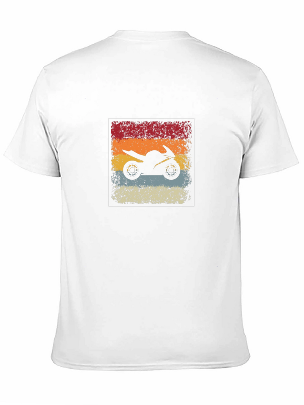 Retro Motorcycle Graphic Tee - Rider Style