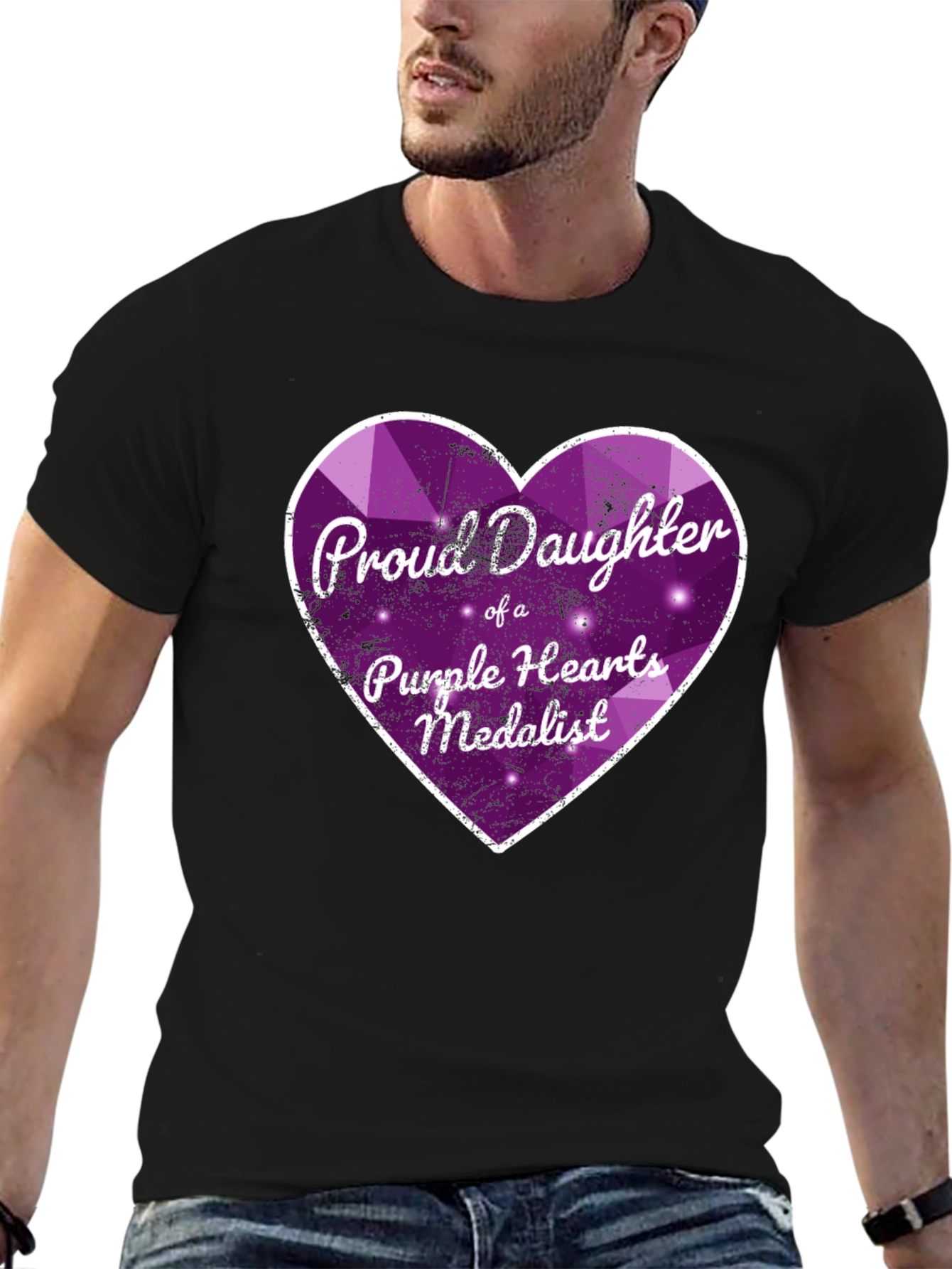 Proud Daughter Purple Heart Medalist T-Shirt