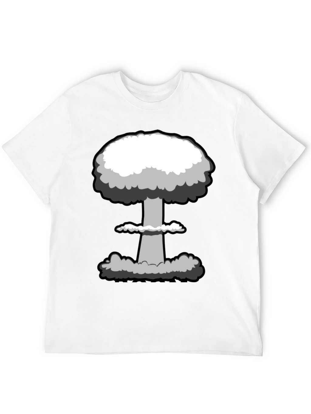 Mushroom Cloud Graphic Tee - Atomic Style Shirt