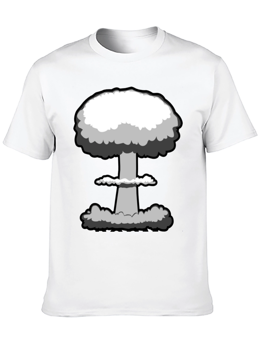 Mushroom Cloud Graphic Tee - Atomic Style Shirt