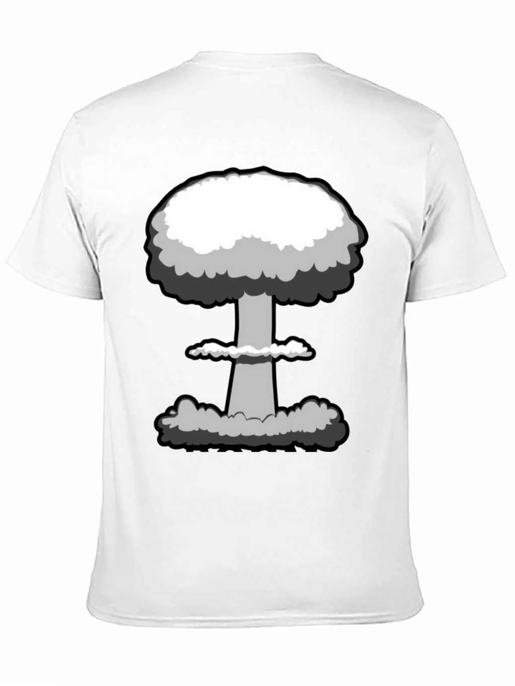 Mushroom Cloud Graphic Tee - Atomic Style Shirt