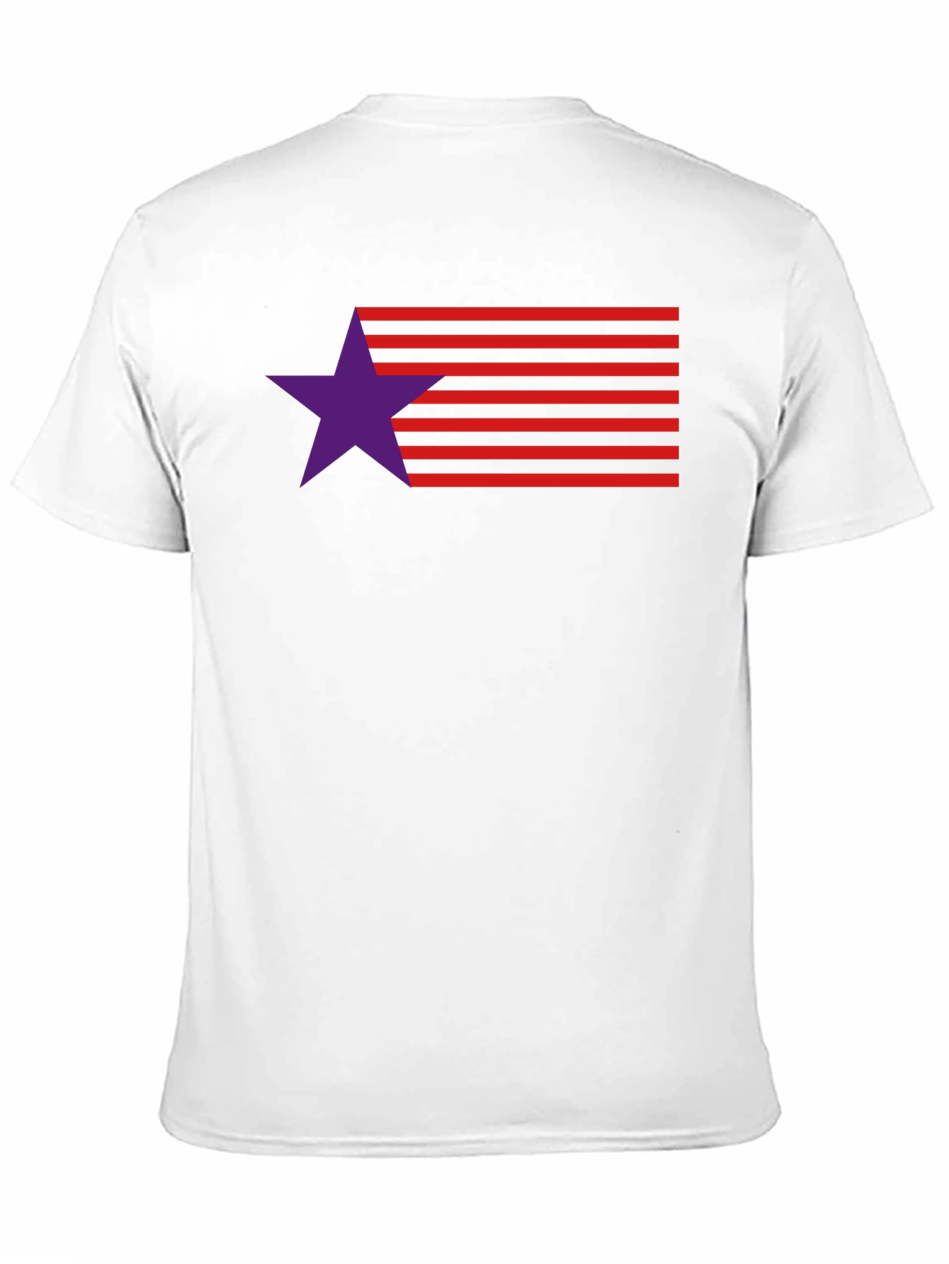 Stylish Star & Stripes Graphic Tee - Modern Design