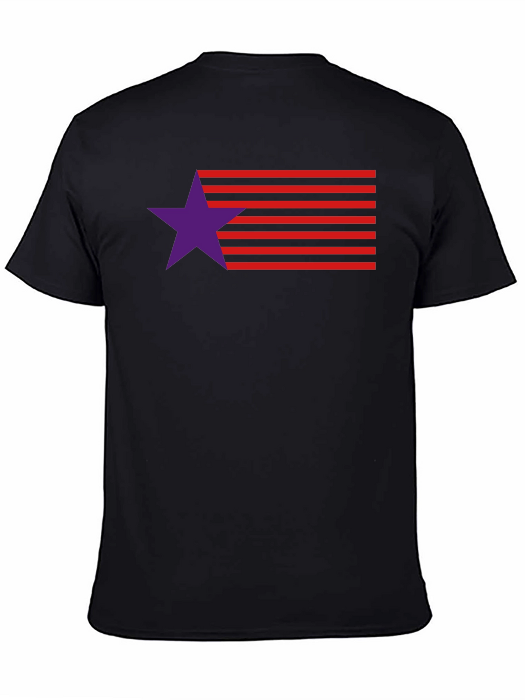 Stylish Star & Stripes Graphic Tee - Modern Design