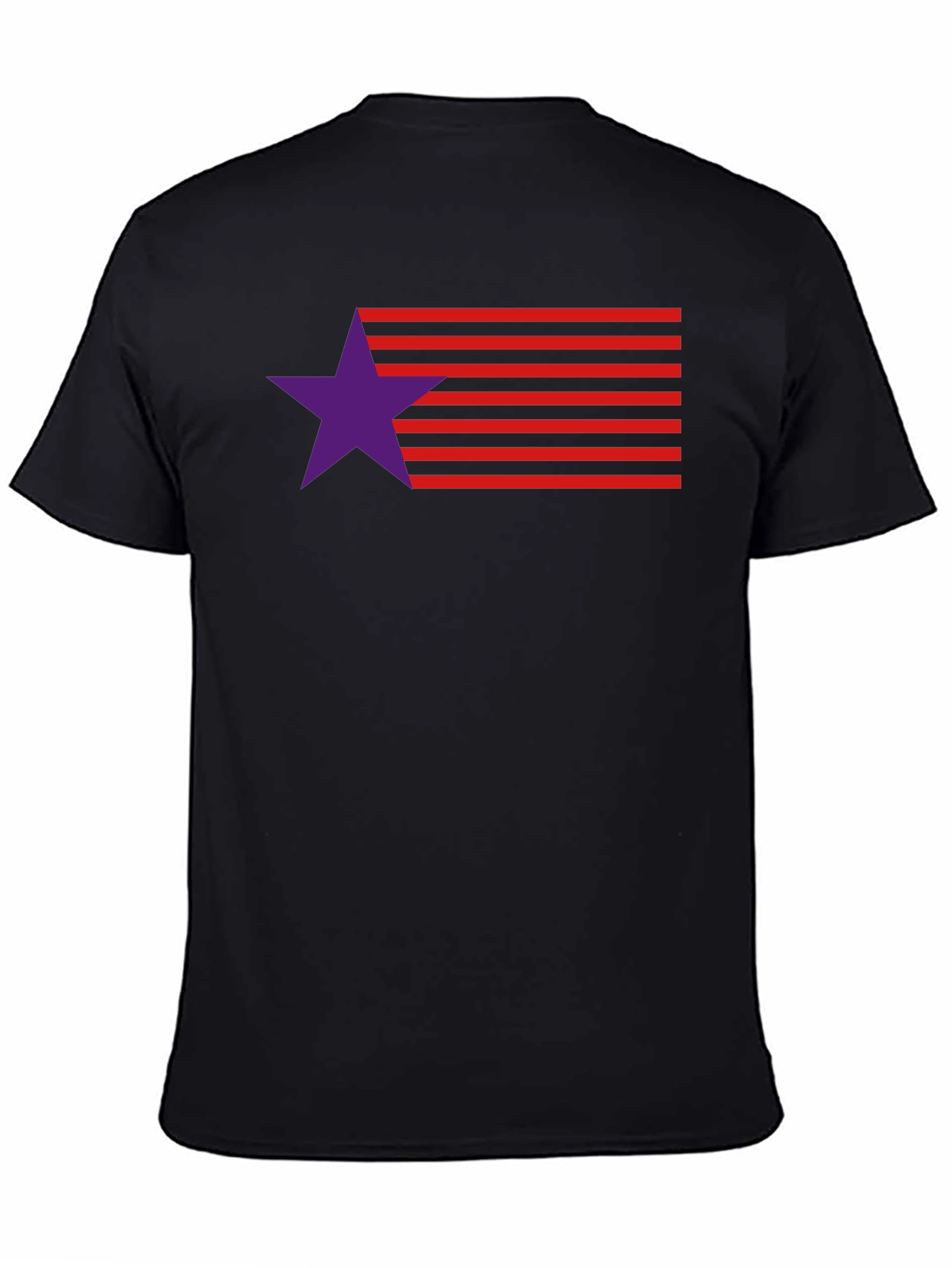 Stylish Star & Stripes Graphic Tee - Modern Design