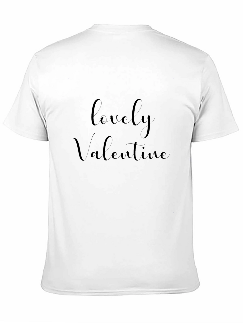 Lovely Valentine Black T-Shirt