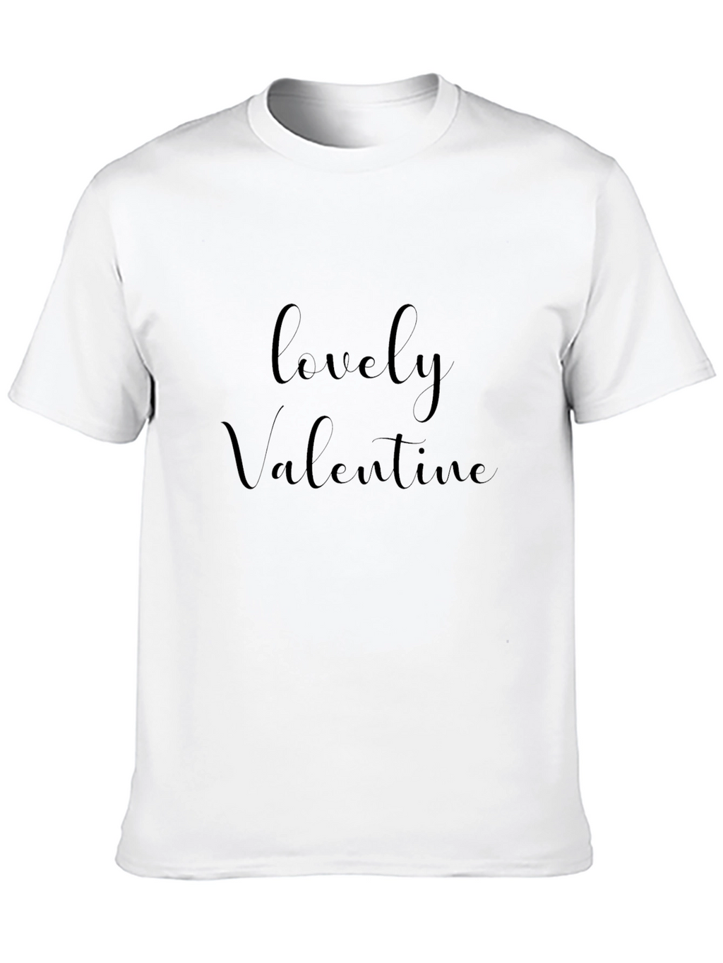 Lovely Valentine Black T-Shirt