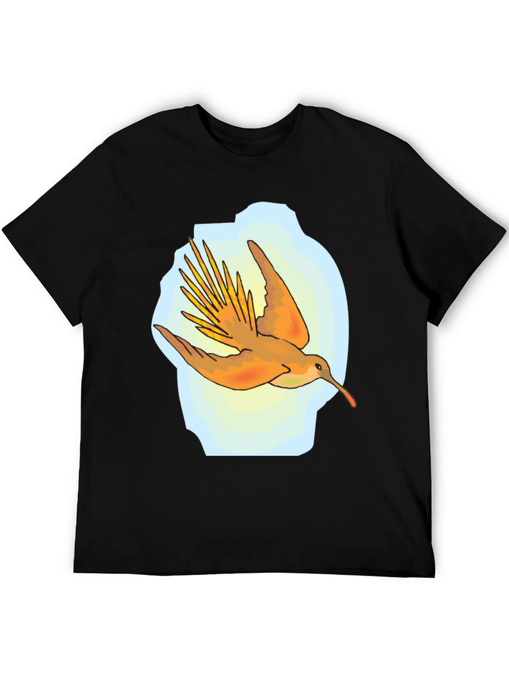 Hummingbird Graphic Tee - Artistic Bird T-Shirt
