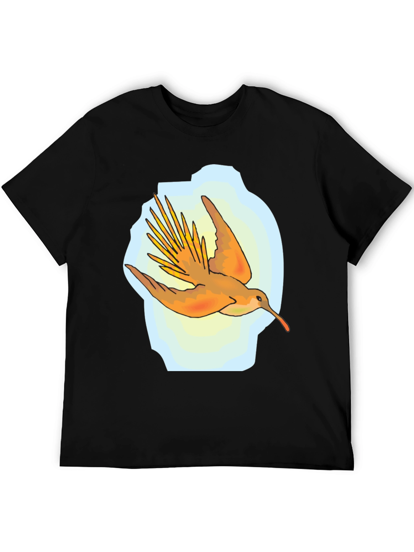 Hummingbird Graphic Tee - Artistic Bird T-Shirt