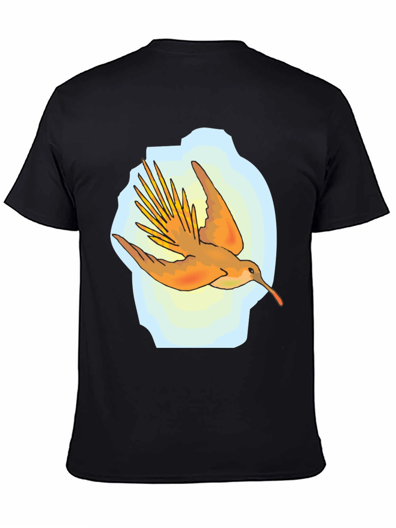 Hummingbird Graphic Tee - Artistic Bird T-Shirt