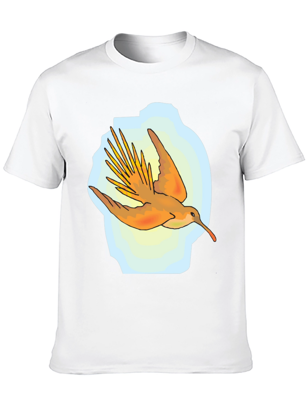 Hummingbird Graphic Tee - Artistic Bird T-Shirt