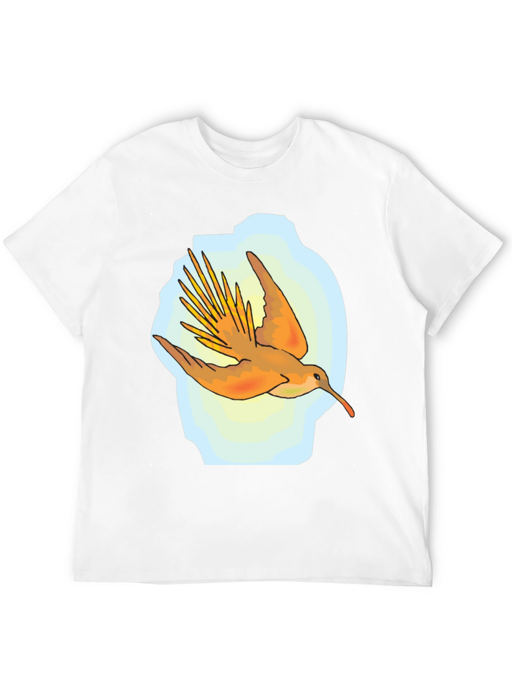 Hummingbird Graphic Tee - Artistic Bird T-Shirt