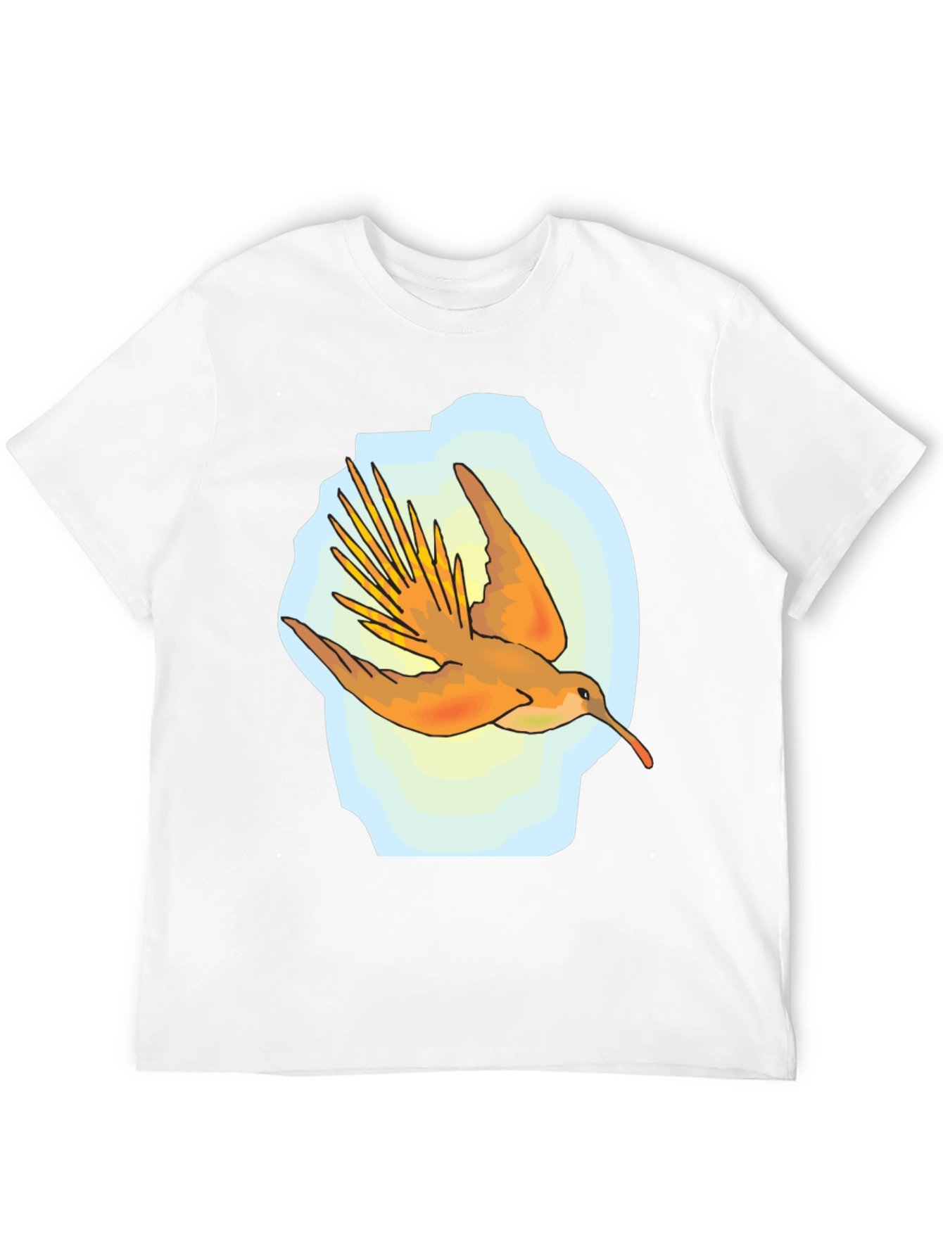 Hummingbird Graphic Tee - Artistic Bird T-Shirt