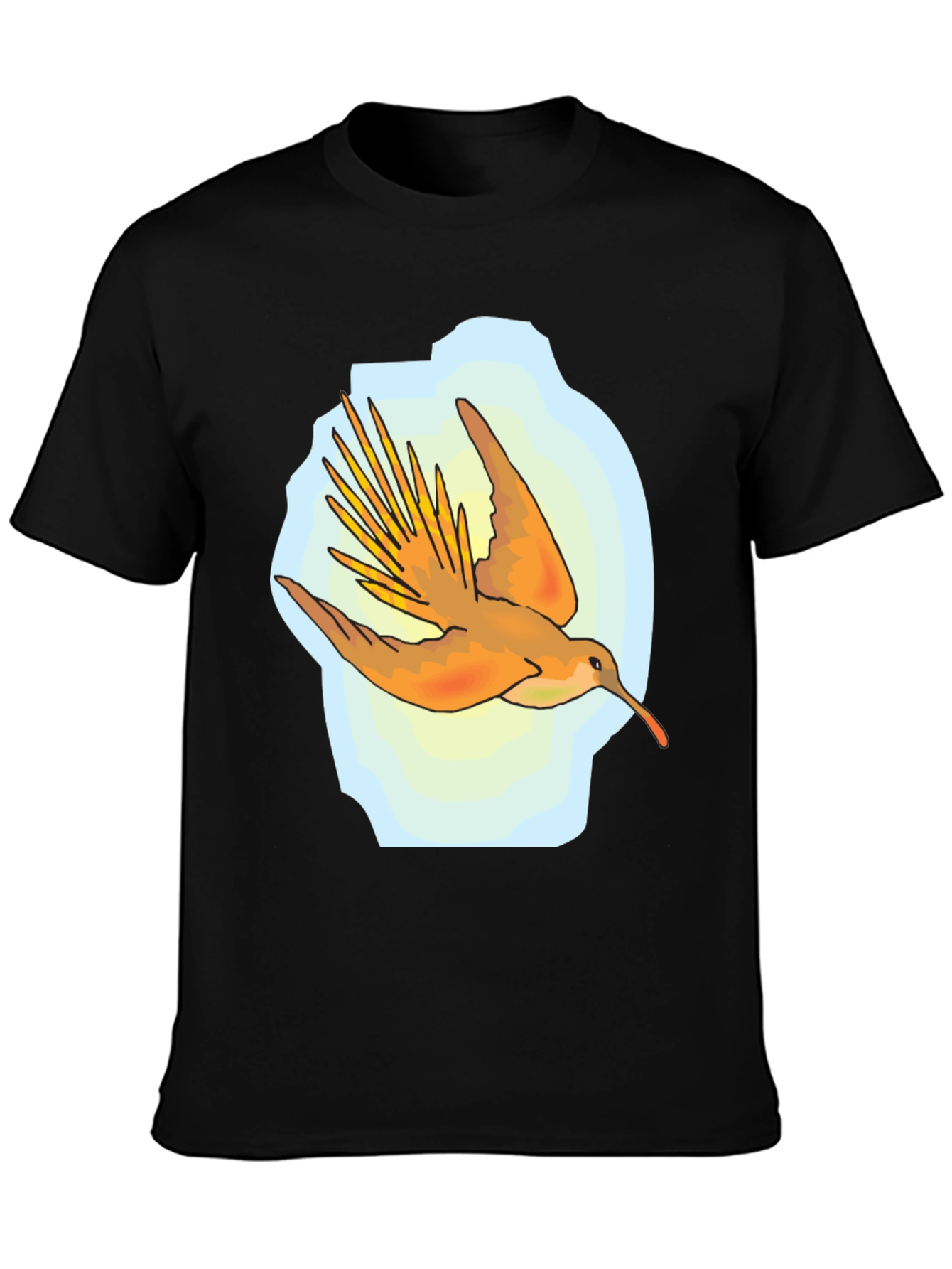Hummingbird Graphic Tee - Artistic Bird T-Shirt