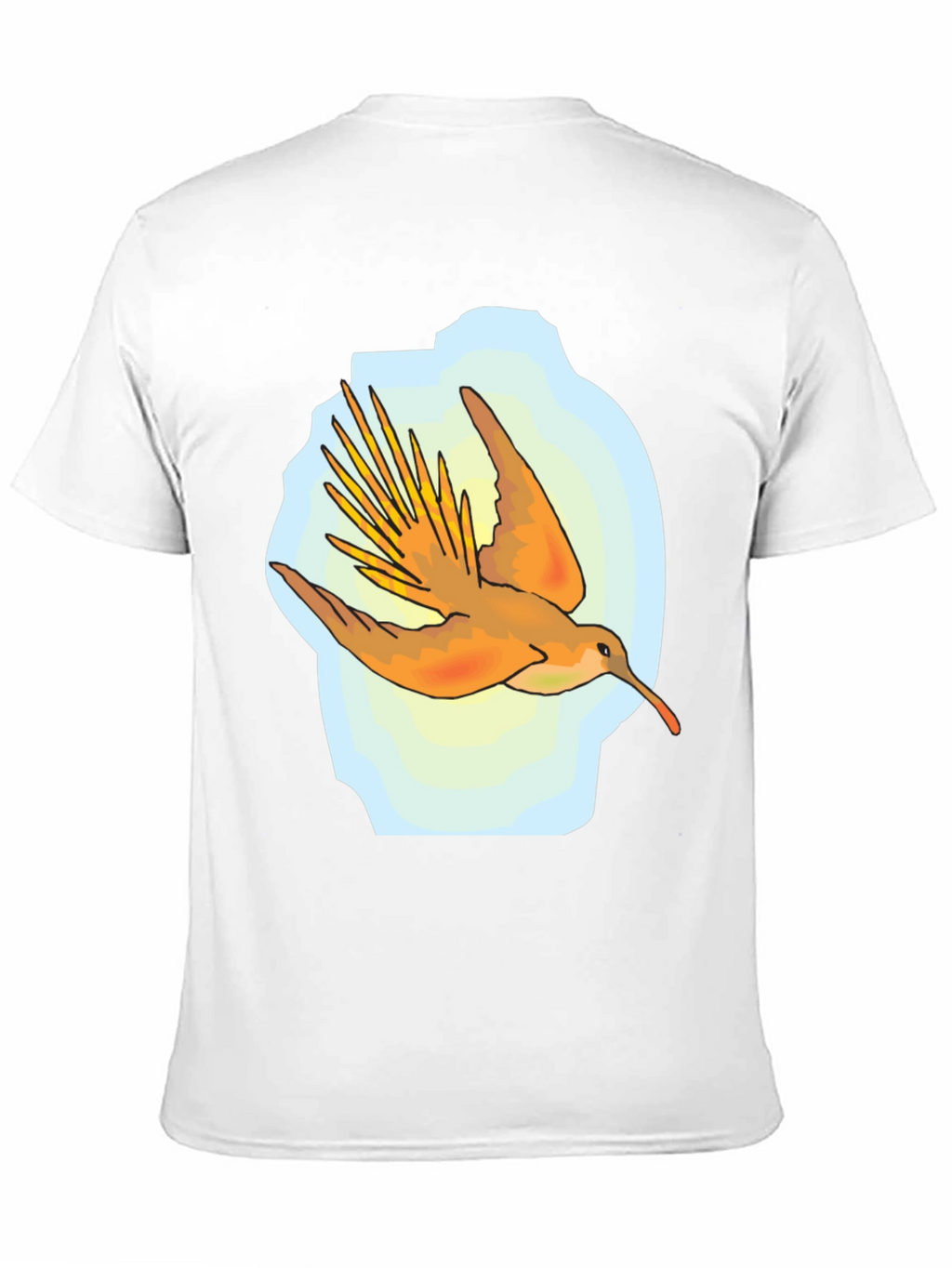 Hummingbird Graphic Tee - Artistic Bird T-Shirt