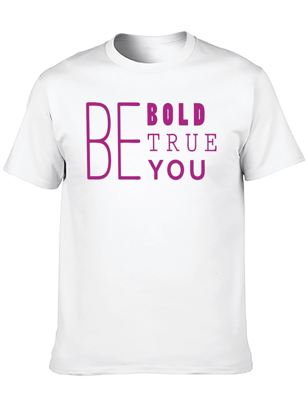 Be Bold True You Graphic Tee - Black
