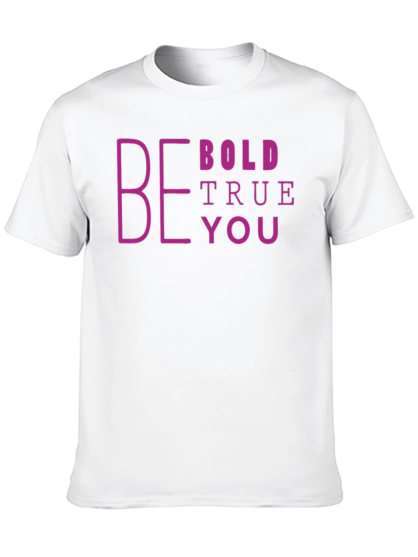 Be Bold True You Graphic Tee - Black