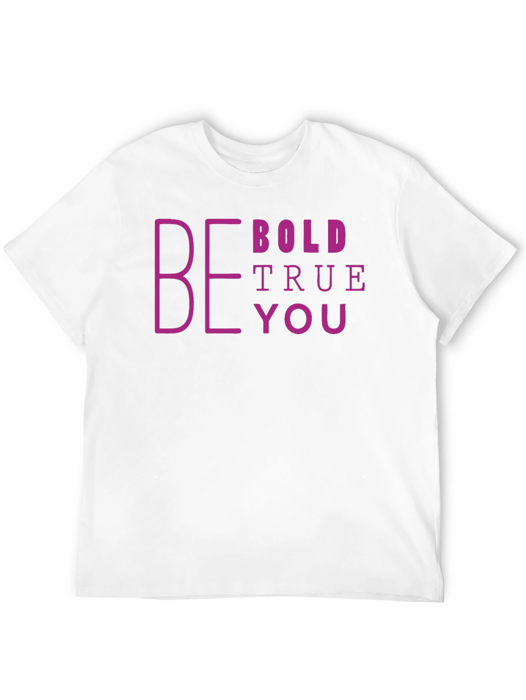 Be Bold True You Graphic Tee - Black