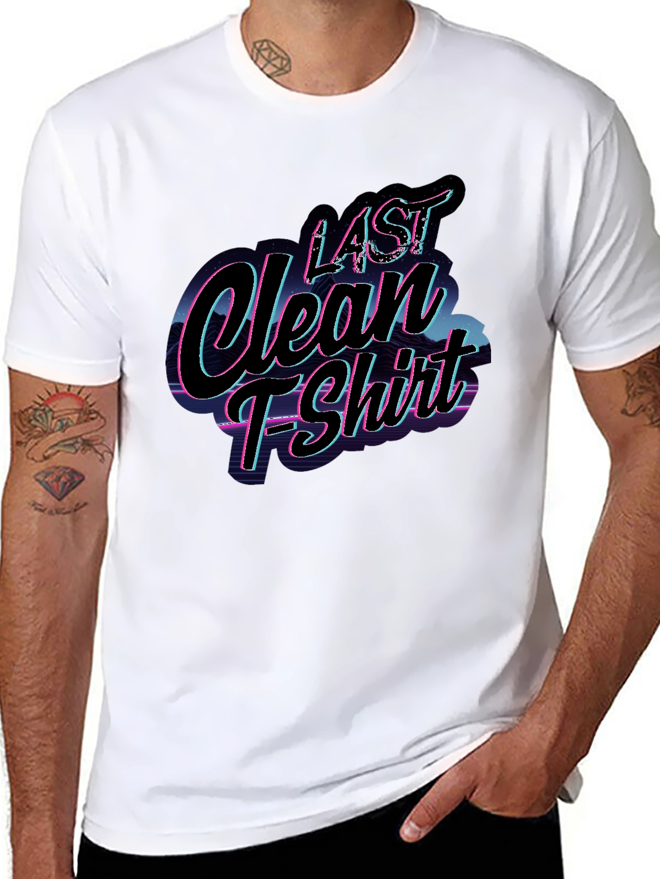 Last Clean T-Shirt Retro Graphic Tee