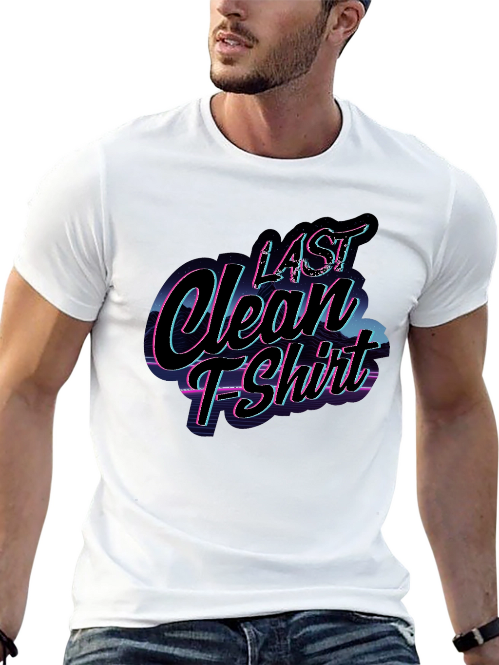 Last Clean T-Shirt Retro Graphic Tee