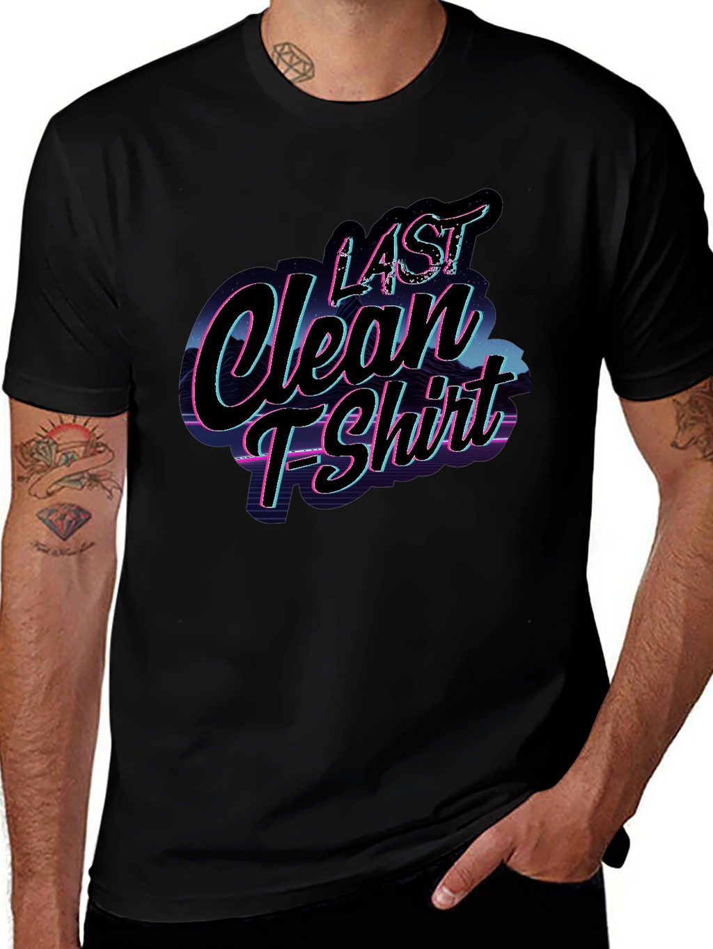Last Clean T-Shirt Retro Graphic Tee